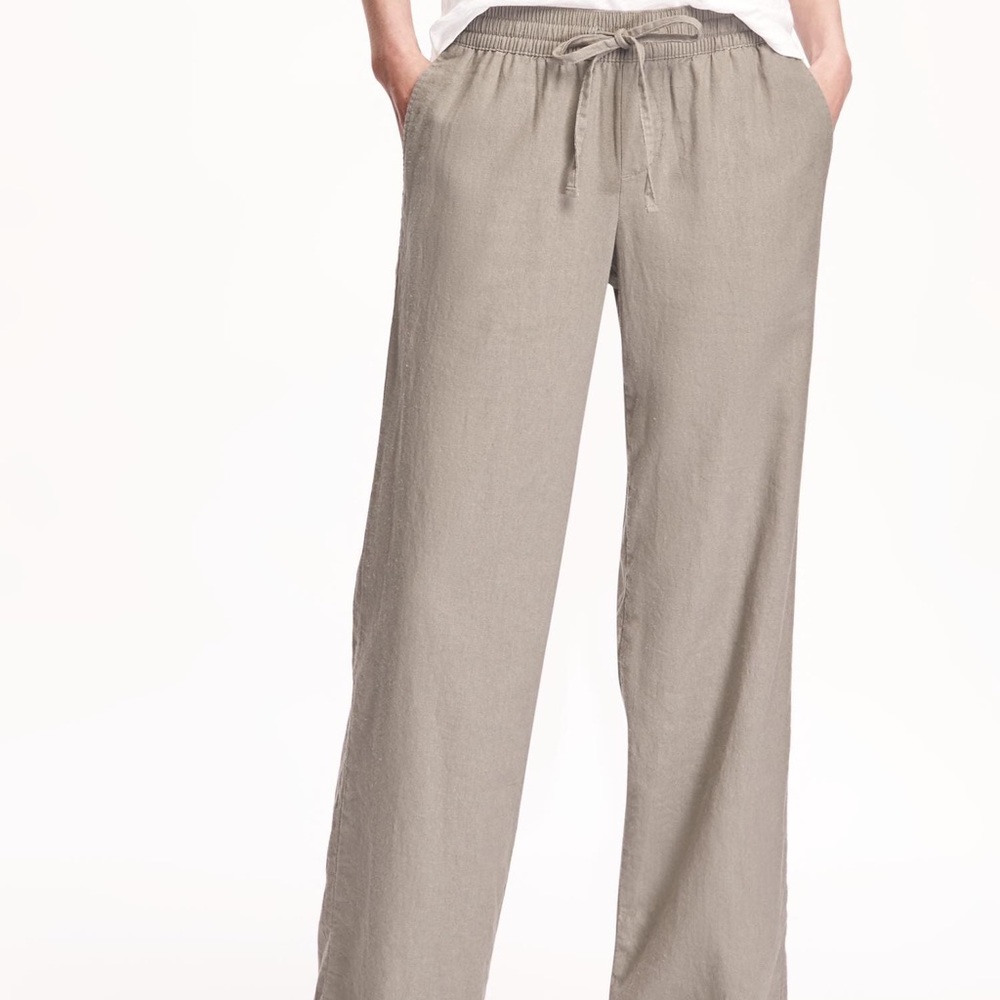 OLD NAVY Feather Linen Pants